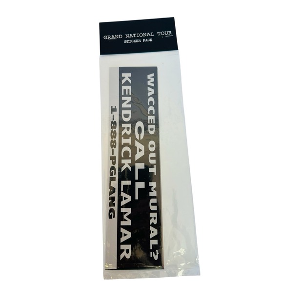 2025 SZA KENDRICK LAMAR GNT Grand National Tour‎ Concert 6 Sticker Pack NWT - Picture 2 of 5